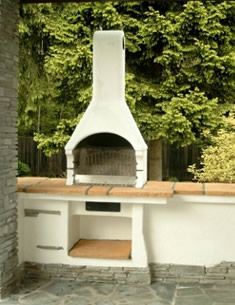 GARTENGRILLER | Fertigteilgriller ummauert