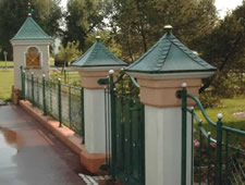 AU�ENGESTALTUNG | S�ulen f�r den Gartenzaun 